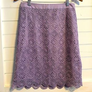 The Limited Lilac/Purple Lace Skirt